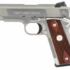 Colt 1911 Combat Commander Elite 45 ACP 4.25" Barrel Two-Tone Elite Black G10 Checkered Scallop Grip, 8rd Mag