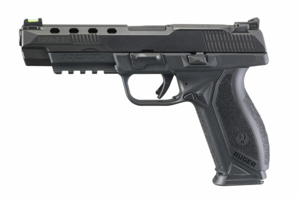 Ruger American Competition, 9mm, 5" Barrel, 2x17rd Mags, Fiber Optic Sight