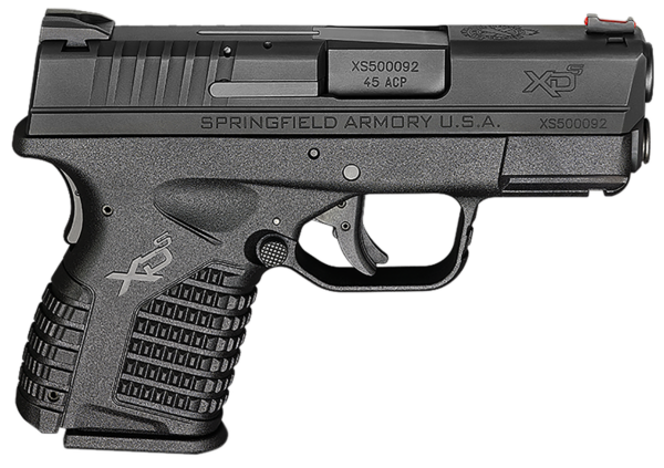 Springfield XDS 45 ACP, 3.3", 5 Rds, Black, Essentials Package