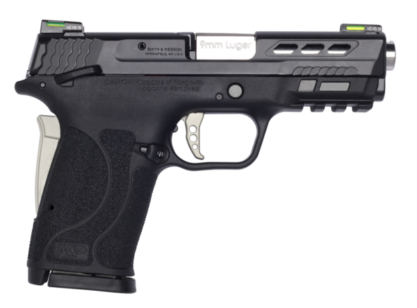 Smith & Wesson Performance Center Shield EZ, 9mm, 3.8" Ported Barrel, Hi-Viz Litewave H3 Tritium/Lightpipe Sights