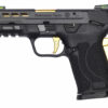 Smith & Wesson Performance Center Shield EZ, Semi-automatic, Compact, 9mm, 3.8" Ported Barrel, Grip Safety,Hi-Viz Litewave Sights