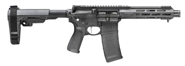 Springfield Saint Victor AR-15 Pistol 5.56/223 7.5" Barrel Black Hard Coat Anodized, Black Bravo Mod3 5 Position SBA3 Brace, 30 rd