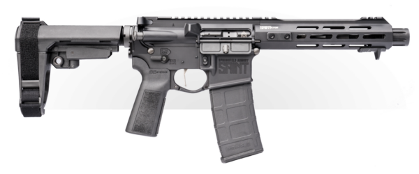 Springfield Saint Victor AR-15 Pistol 223/556, 7.5" Barrel, Blast Diverter, Free-float Handguard M-Lok and Handstop, SBA3 Brace, 30Rd Mag