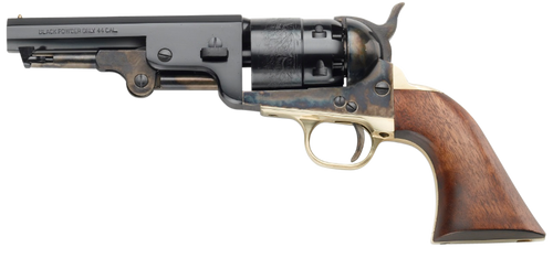 Pietta 1851 Navy Yank Sheriff 44 Cal, 4.88" Barrel, Case Hardened Frame, Walnut Grip, 6rd - Old West | The Gun Shop