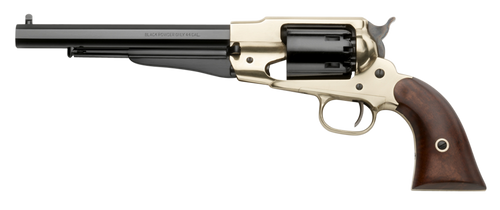 Pietta 1858 Remington Texas 44 Cal, 8" Barrel, Brass Frame, Walnut Grip, 6rd - Old West | The Gun Shop