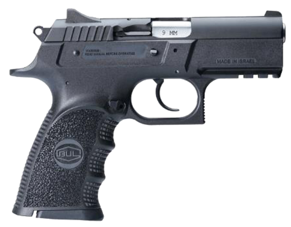 BUL ARMORY USA Cherokee Compact 9mm 3.66" 17rd Black Oxide Steel Slide Black Polymer Grip