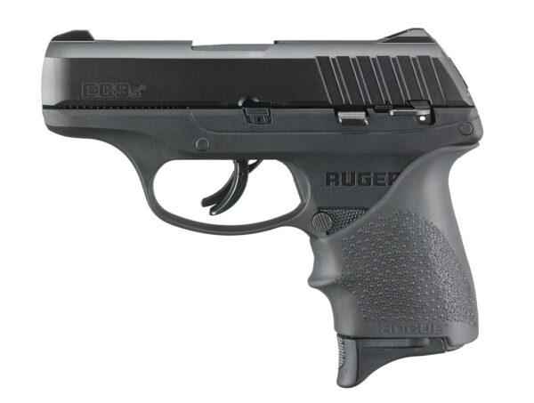 Ruger EC9s 9mm, 3,1" Barrel, Hogue Grip, Manual Safety, Black, 7rd