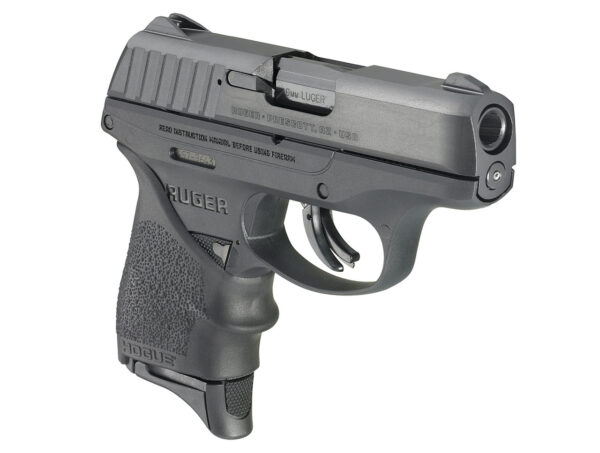Ruger EC9s 9mm, 3,1" Barrel, Hogue Grip, Manual Safety, Black, 7rd