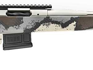 Springfield Model 2020 Waypoint 6MM Creedmoor, 20" Fluted Stainless Barrel, SA Radial Brake, Tan, Desert Verde Cerakote, Ridgeline Camo Carbon Fiber Stock M-LOK, TriggerTech Adj Trigger, AICS 5rd Mag