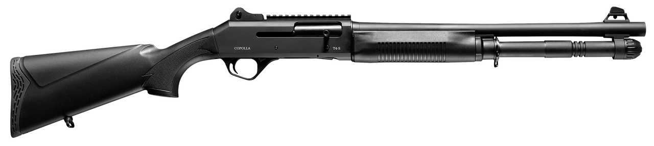 Four Peaks, Copolla T4-S, Semi-automatic, 12 Gauge, 18.5" Barrel, Black, 5Rd
