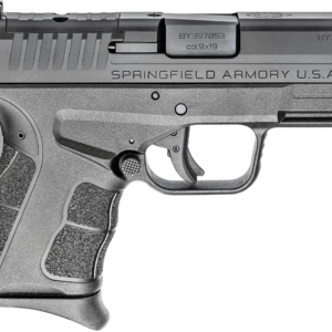 Springfieldngfield, XDS-Mod.2 OSP (Optical Sight Pistol), Semi-automatic, Striker Fired, Sub-Compact, 9mm, 3.3" Barrel, Black Color, Polymer Frame, Optics Ready, 3 Dot Sights, 9Rd, 2 Magazines, 1-7Rd, 1-9Rd