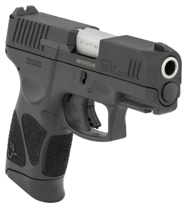 Taurus G3C *MA Compliant* 9mm, 3.26" Barrel, MTS, Adjustable Rear, Black, 12rd