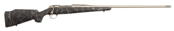 Fierce Firearms Fury 300 Win Mag 24" 3+1 Stainless Steel Black Gray Webbing Fixed Stock