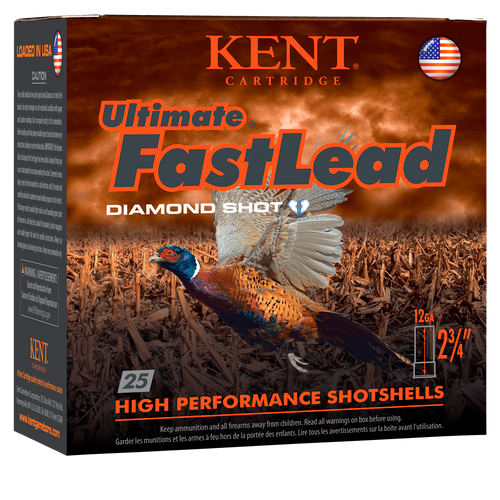 Kent Cartridge Ultimate Fast Lead 12 Ga, 2.75", 1 1/4 oz, 4 Shot, 25rd Box - Ammo | The Gun Shop