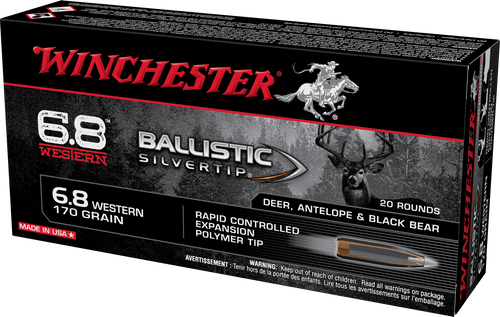 Winchester 6.8 Western, 170gr, Rapid Controlled Expansion Polymer Tip, 20rd Box - Ammo | The Gun Shop