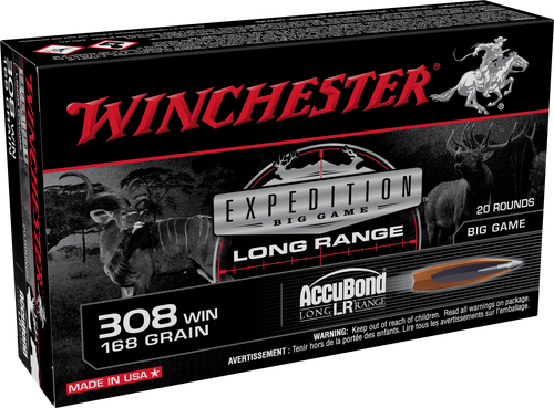 Winchester Expedition Big Ga, me 308 Winchester, 168gr, 20rd Box - Ammo | The Gun Shop