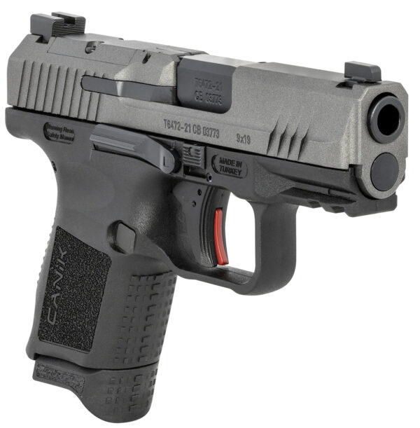 Canik TP9 Elite SC 9mm, 3.6" Barrel, Contrast Sights, Tungsten Slide, 12rd