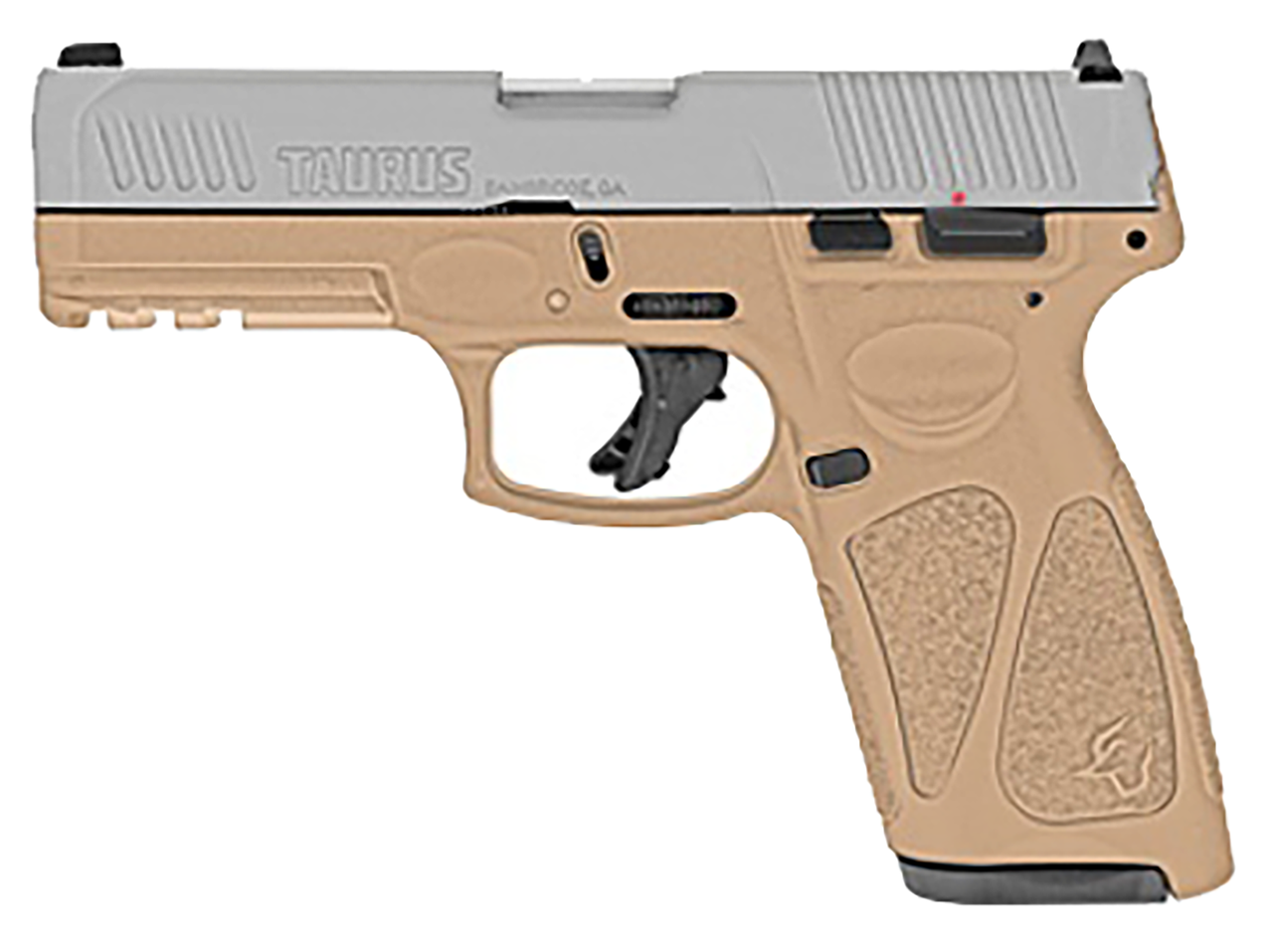 Taurus G3 9mm, 4" Barrel, Fixed Sights, Manual Thumb Safety, Tan, 15rd/17rd - Concealed Carry Guns | The Gun Shop