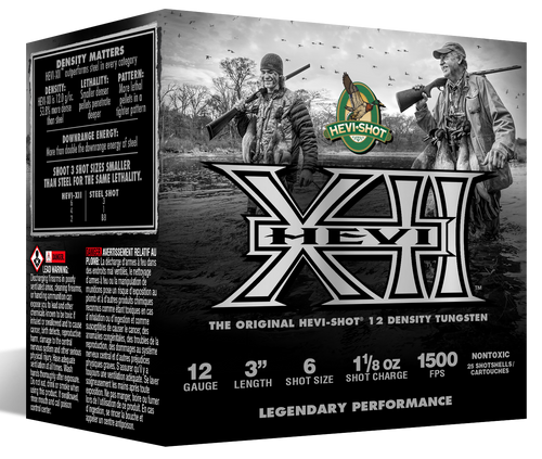 HEVI-Shot 12 Ga, 3", Max Dram, 1 1/8 oz, 6 Shot, Hevi-XII, 25Bx/10Cs - Ammo | The Gun Shop