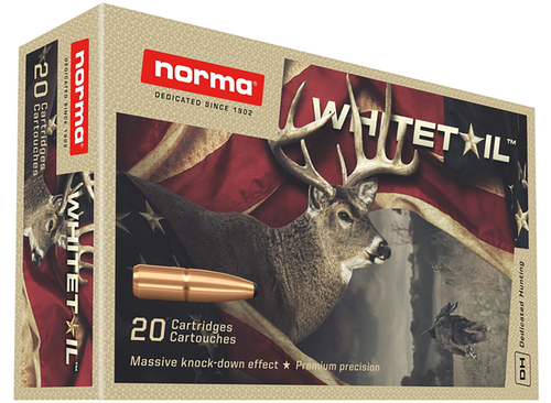 Norma Whitetail 7mm Remington Magnum, 150gr, Pointed Soft Point, 20rd Box - Ammo | The Gun Shop