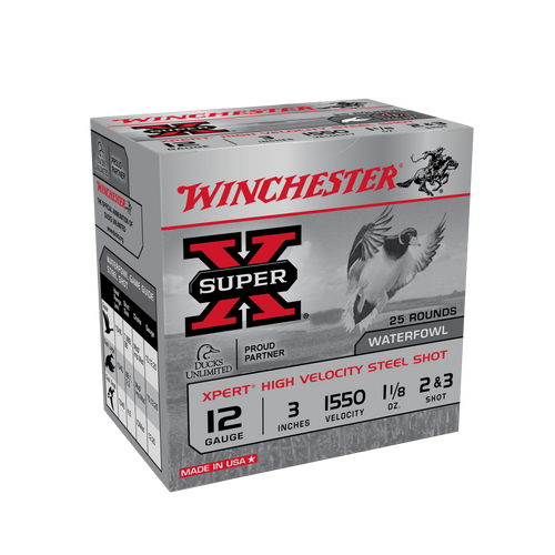 Winchester Super X 12 Ga, 3", 1 1/8 oz, 2 & 3 Shot, 25rd Box - Ammunition | The Gun Shop