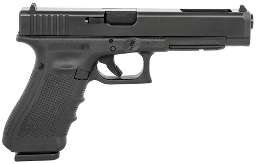 Glock G34 Gen 4 Prac/Tac 9mm, 5.31" Barrel, Black, Fixed Sights, 17rd - Firearm | The Gun Shop