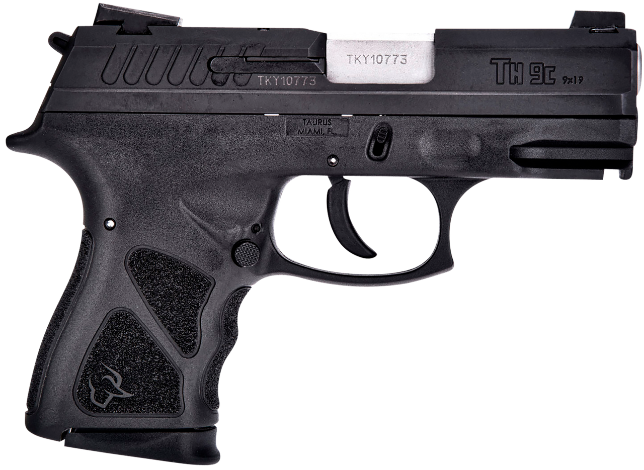 Taurus TH9c 9mm, 3.54" Barrel, Novak Sights, MTS, Black, 10rd - Concealed Carry Guns | The Gun Shop