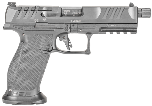 Walther PDP Pro Full Size 9mm, 5.1" Threaded Barrel, Black, Optics Ready, 10rd - Firearm | The Gun Shop