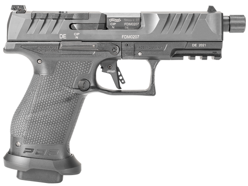Walther PDP Pro 9mm, 4.6" Threaded Barrel, Black, Optics Ready, 10rd - Firearm | The Gun Shop