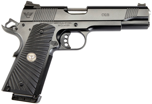 Wilson CQB FS 9mm, 5" Barrel, Black, G10 Starburst Grip, 10rd - 1911 Guns | The Gun Shop