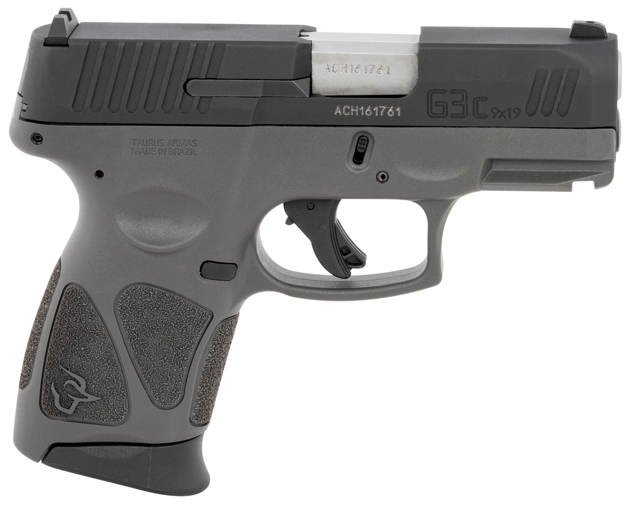 Taurus G3C 3.26" Barrel, Adjustable Rear, Manual Thumb Safety, Gray, 3x12rd Magazines - Concealed Carry Guns | The Gun Shop