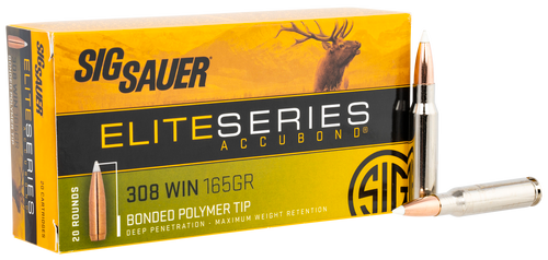 Sig Sauer Elite Performance 308 Win 7.62x51mm, 165gr, Ballistic Tip, California Certified Nonlead, 20Bx/10Cs - Ammunition | The Gun Shop