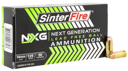 SinterFire Inc Next Generation 10mm, 125gr, Lead Free, 50rd Box - Ammo | The Gun Shop