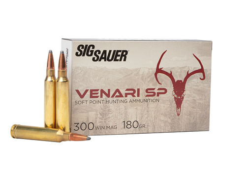 Sig Sauer Venari 300 Win Mag, 180gr, Soft Point, 20rd Box - Ammo | The Gun Shop