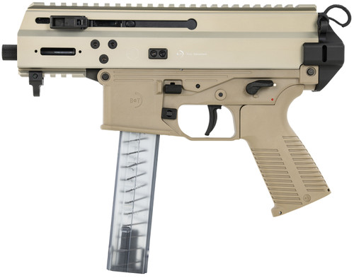 B&T APC9K Pro 9mm, 4.3" Threaded Barrel, Tan, Optic Ready, 30rd - B&T | The Gun Shop