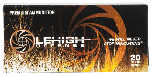 Lehigh Defense 223 Remington, 55gr, Controlled Chaos, 20rd Box - Ammo | The Gun Shop