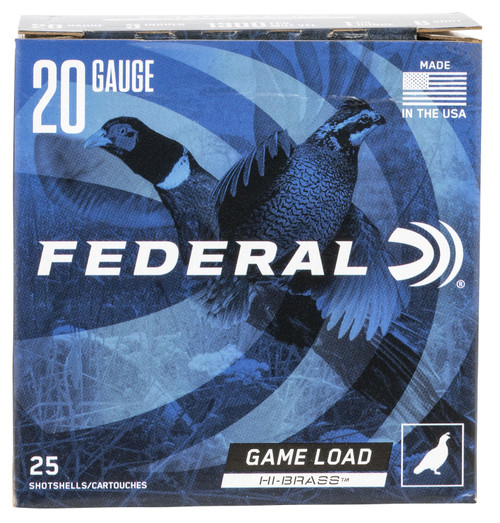 Federal Game-Shok 20 Ga, 3", 1 1/4 oz, 6 Shot, 25rd Box - Ammo | The Gun Shop