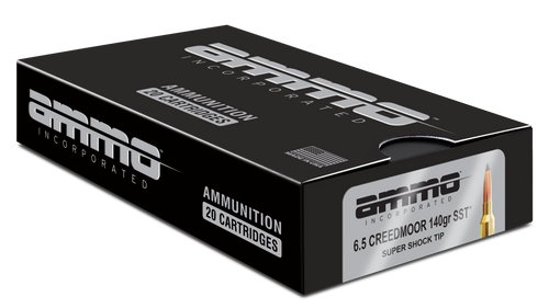 Ammo Inc Signature Hunting 6.5 Creedmoor, 140gr, Super Shock Tip, 20rd Box - Ammo Inc | The Gun Shop