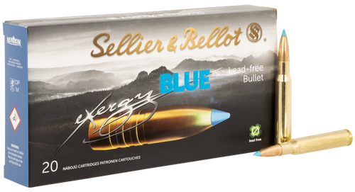 Sellier & Bellot eXergy 30-06 Springfield, 180gr, TAC-EX-Blue, 20Bx/12Cs - Ammo | The Gun Shop