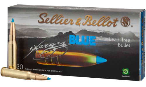 Sellier & Bellot eXergy 308 Win, 165gr, TAC-EX-Blue, 20rd Box - Ammunition | The Gun Shop