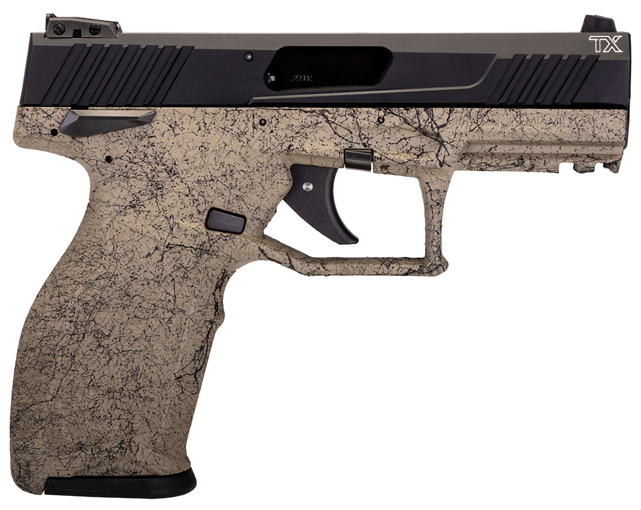 Taurus TX22 FS 22 LR, 4.1" Threaded Barrel, Gray Black Webbing, 16rd - Taurus | The Gun Shop