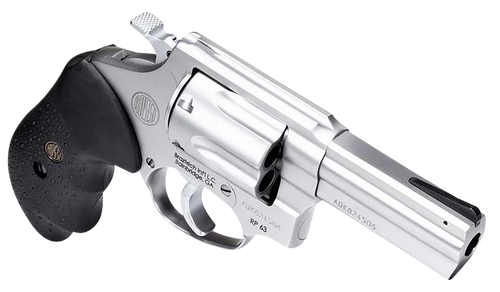 Rossi RM64 357 Magnum, 6" Barrel, Stainless Steel, Rubber Grip, 6rd - Firearm | The Gun Shop