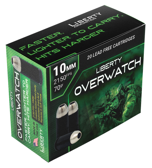 Liberty Ammunition OverWatch Defense 10mm, 70gr, OCD, 20Bx/50Cs - Ammo | The Gun Shop