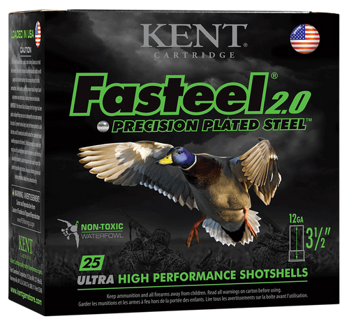 Kent Cartridge Fasteel 12 Ga, 3", 1 1/4 oz, BB Shot, 25Bx/10Cs - Ammunition | The Gun Shop