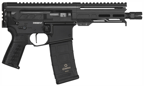 CMMG MK4 Dissent 9mm, 6.5" Threaded Barrel, Armor Black Cerakote, 30rd - AR-15 Pistols | The Gun Shop