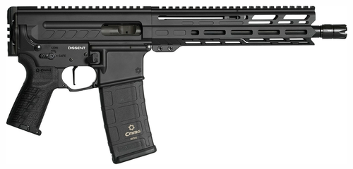 CMMG MK4 Dissent 9mm, 10.5" Threaded Barrel, Armor Black Cerakote, 30rd - AR-15 Pistols | The Gun Shop