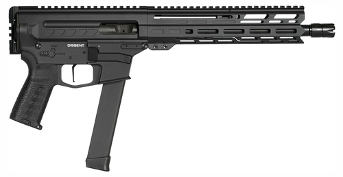 CMMG MKGs Dissent 9mm, 10.5" Threaded Barrel, Black Cerakote, Glock Magazine Compatible, 33rd - AR-15 Pistols | The Gun Shop