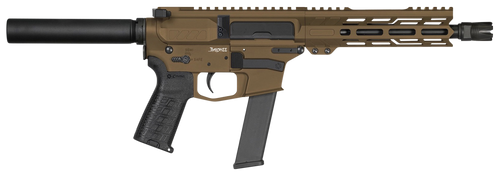 CMMG Banshee MKGS 40 Smith & Wesson, 8" Taper Threaded Barrel, Midnight Bronze Cerakote, Buffer Tube, 22rd - AR-15 Pistols | The Gun Shop