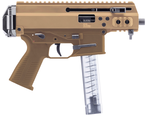 B&T APC9K Pro 9mm, 4.3" Barrel, Coyote Tan, Picatinny Rail, 30rd - B&T | The Gun Shop
