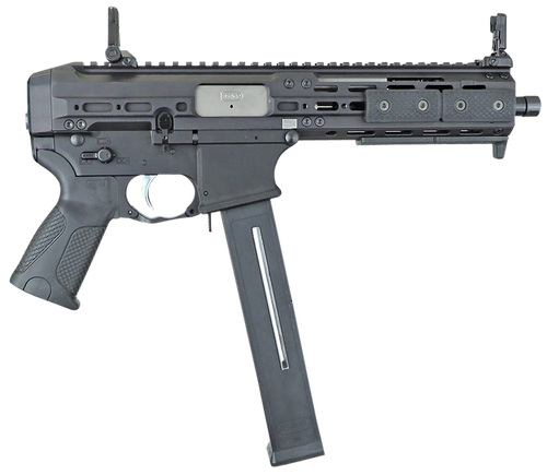 LWRC SMG 45 ACP, 8.5" Barrel, Black, QD Mount End Plate, 25rd - Firearm | The Gun Shop
